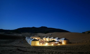 1 night accommodation in the Berber Nomad desert tents with New Year dinner and breakfast